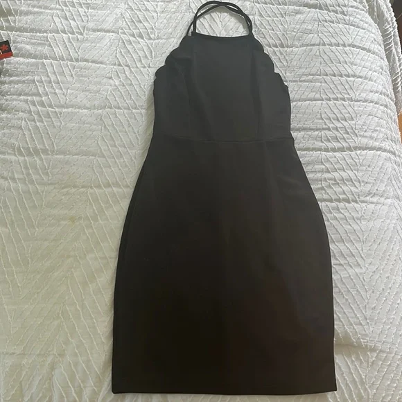 Never worn black halter dress - Picture 1 of 1